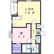 カレント ヴィラ 希の間取り画像
