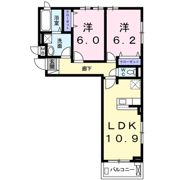 リアン ボヌール 鶴見緑地の間取り画像