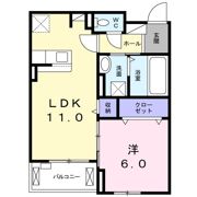 リアン ボヌール 鶴見緑地の間取り画像