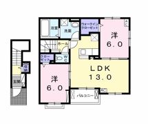 コンフォルタ茶屋の原の間取り画像