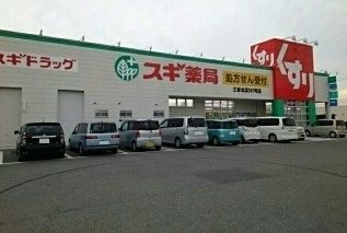 近くのスギ薬局まで800m（徒歩10分）