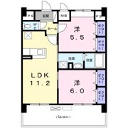 イターナル 富田新田の間取り画像