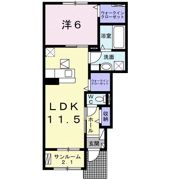 ナリッシュの間取り画像