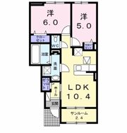 カルム・シャンブール Ⅵの間取り画像