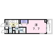 ウエスト シックスの間取り画像