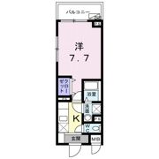 ウエスト シックスの間取り画像