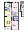 グランド Ⅱの間取り画像