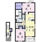 プロムナードKⅠの間取り画像