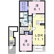 エアリーガーデンⅡの間取り画像