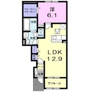 アリビオⅠの間取り画像