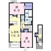 ホルツ タウン Bの間取り画像