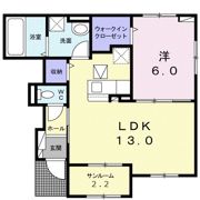 サニーサイドヒルズ Bの間取り画像