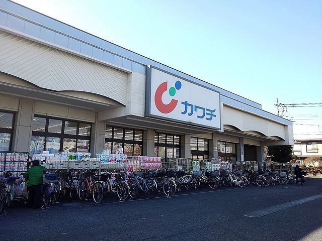 近くのカワチ薬品新田駅前店まで900m(徒歩12分)
