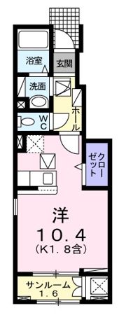 ベルク リーベ カベの間取り画像