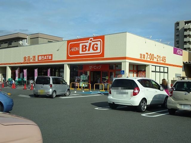 近くのザ・ビックまで450m(徒歩6分)