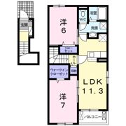 グレイス シラツカ Aの間取り画像