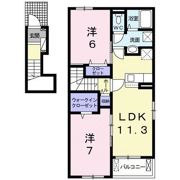 グレイス シラツカ Bの間取り画像