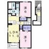 セゾンコートの間取り画像