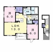 ラフレシールの間取り画像