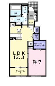 プリートCの間取り画像