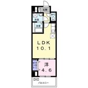 桂川サン・ライフの間取り画像