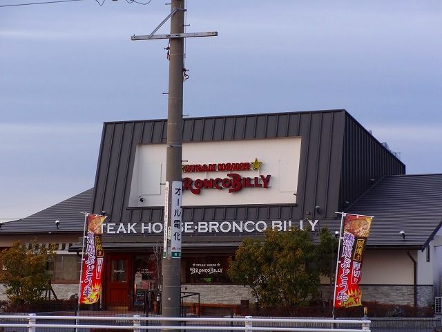 近くのブロンコビリーまで300m（徒歩4分）