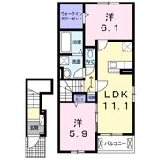 メゾンドプリモ・Kの間取り画像