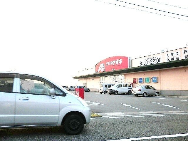 近くのクスリのアオキ高松店まで500m（徒歩7分）