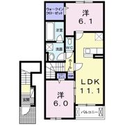 ハウオリ Ⅰの間取り画像