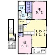 カルモ・ウーノの間取り画像