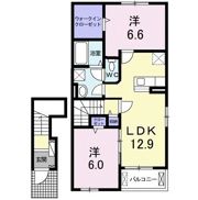 カルモ・ドゥーエの間取り画像