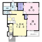 ネオハーモニーの間取り画像