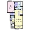 プロムナード 公文名Bの間取り画像