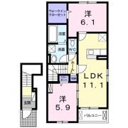 プロムナード Nの間取り画像