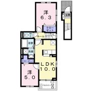 アルメ・ド・レールの間取り画像