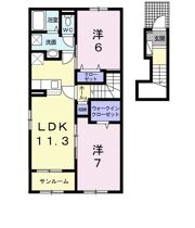 リベルートの間取り画像