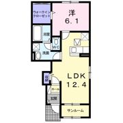 バンブーカンの間取り画像