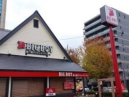 近くのビッグボーイまで102m（徒歩2分）