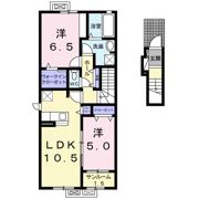 ルピナス Bの間取り画像