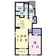 サンテラスⅠの間取り画像