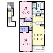 サンテラスⅠの間取り画像