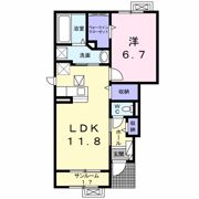 レジデンス高田Aの間取り画像