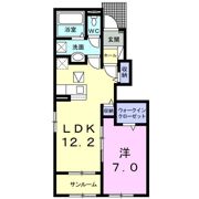 ときわ荘Nの間取り画像