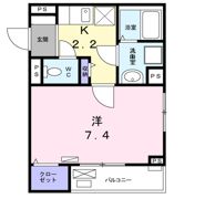 ル ヴェールFの間取り画像