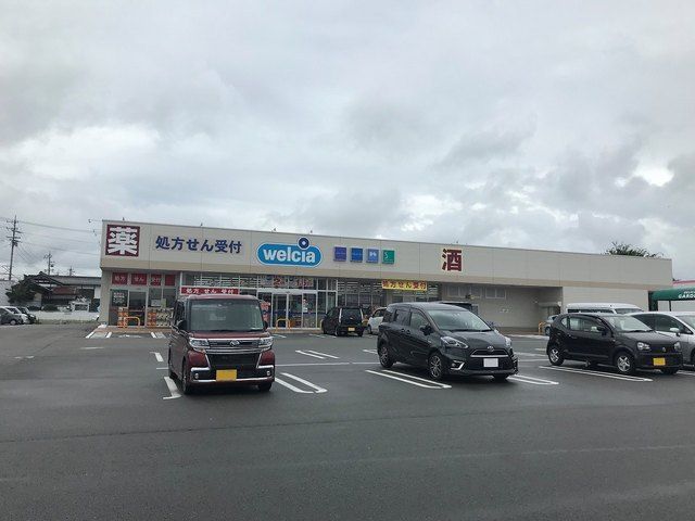 近くのウエルシア中込まで800m（徒歩10分）