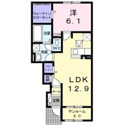 フロイデ Cの間取り画像
