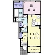 メルヴェーユ Ⅳの間取り画像