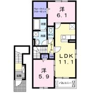 グランドパレス Aの間取り画像