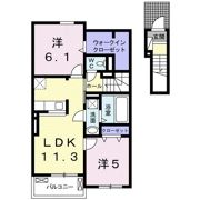 サンミシェルⅡの間取り画像