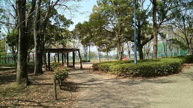 近くの羽生中央公園まで700m（徒歩9分）